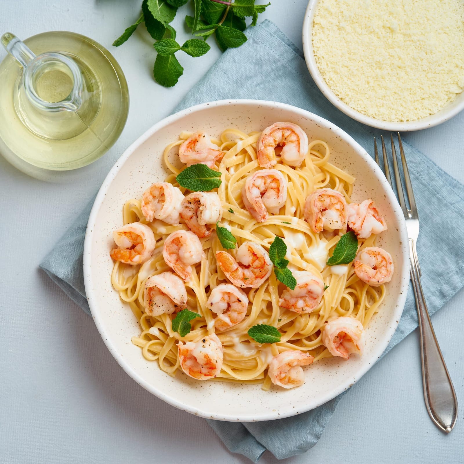 Pâtes crevettes
